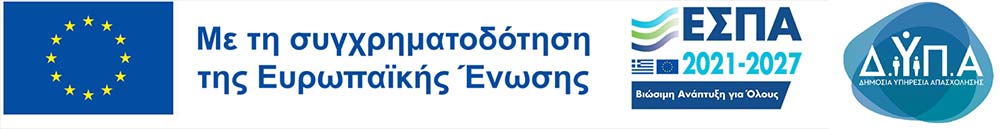 Official co-financing banner for the entrepreneurship support programme for unemployed people aged 30–59